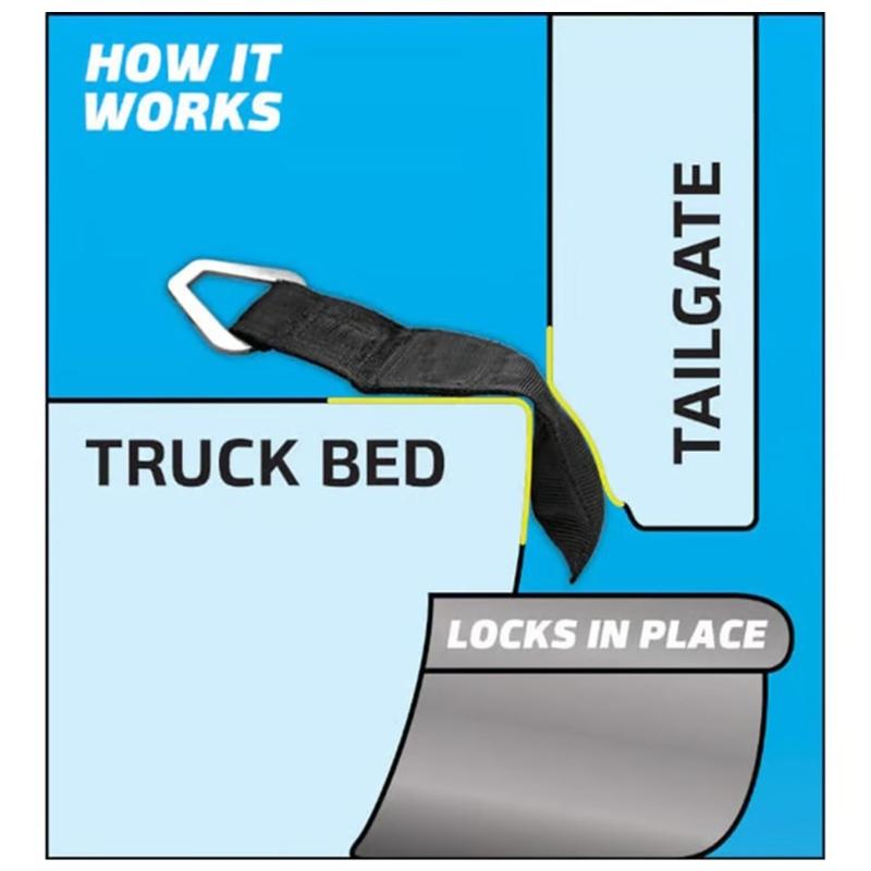 Adjustable Cargo Straps for Truck Bed Warehouse Organization and Camping Gear Fastening