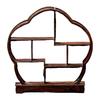 Wooden Display Stand Tea Set Storage Rack Collectibles Desktop Elegant Showcase