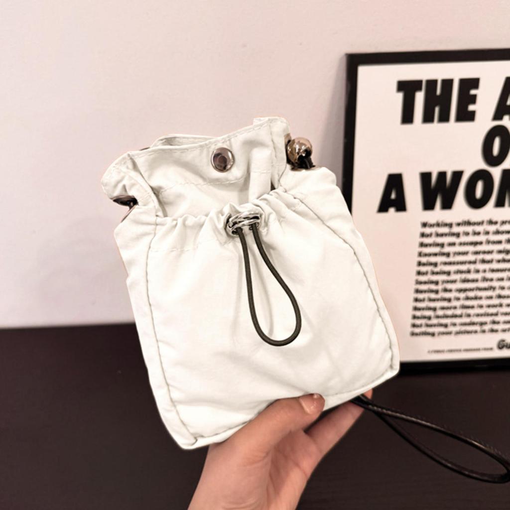 Nylon Crossbody Bag Soft Mini Phone Wallet Multifunctional Square Shoulder Bag Crossbody Purse Canvas Purse