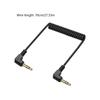 3.5mm Spring Loaded Sound Cable Adjustable Length 3 Section To 3 Section/4 Section Design Universal Compatibility