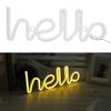 LED Letters Neon Light Sign Art Decorative Lights Wall Decor for Children Baby Room Wedding Party