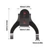 Erhu Waist Stabilizing Tool Silicone Padded Interior Rust Resistant Alloy Secure Holder Waist Fastener for Musicians