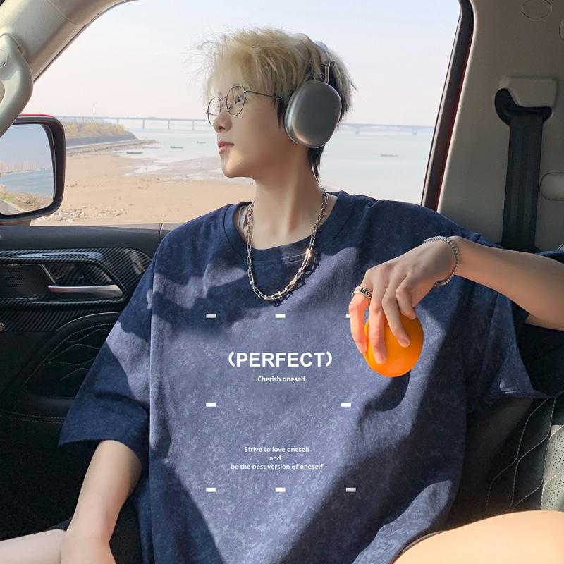 Unisexs Cotton Tshirt Big Size Letter Print Unisexs Oversized Graphic T Shirts Vintage Tee Shirts Casual Wear Summer Tshirt for Unisex