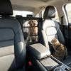 Adjustable Rear Seat Protective Railing Elastic Car Seat Storage Net  Pet Restraint
