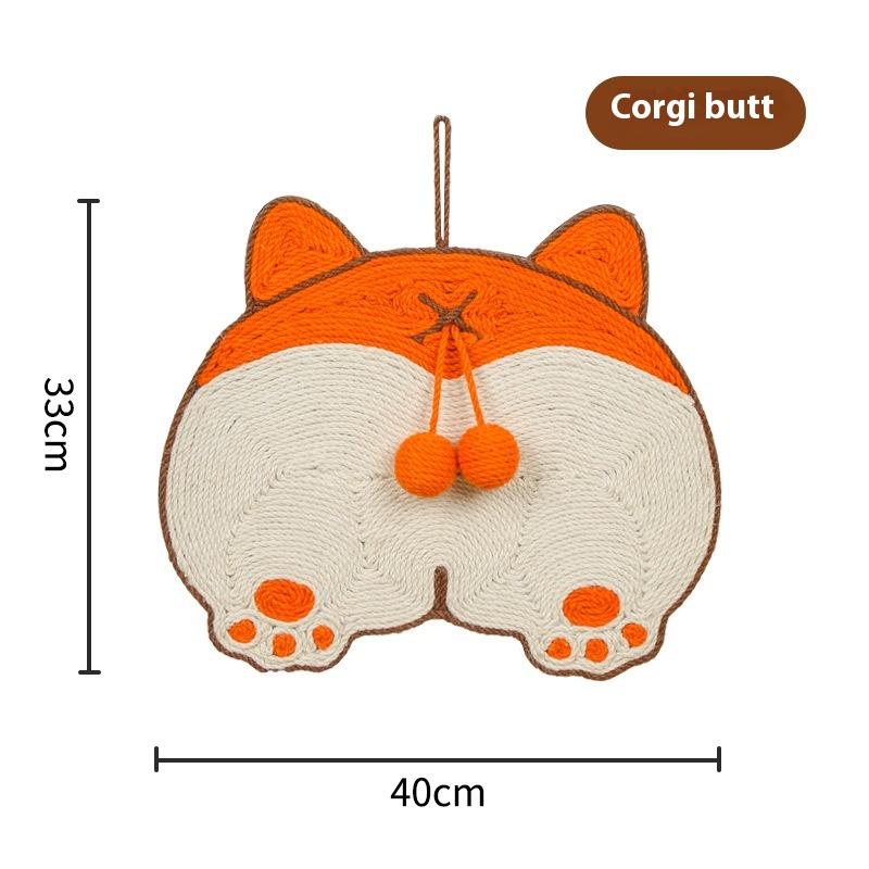 

Cartoon Sisal Cats Sleeping Mat Wear-Resistant Scratch Pad For Cats Non Slip Furniture Protector Durable Sisal Cat Scratch Pads A1