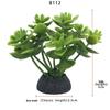 Aquatic Plant Mini Landscape: Fish Tank Simulation with Seaweed and Succulents