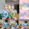 Creative Portable Children Cartoon Plastic Water Cup With Strap 500ml Capacity Non-leakage Unique Shape