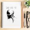 10 Sheets Horror Sketch Stickers Waterproof Vinyl Decals for Laptop Water Bottle Skateboard Halloween Spooky Decor for Teens Adults