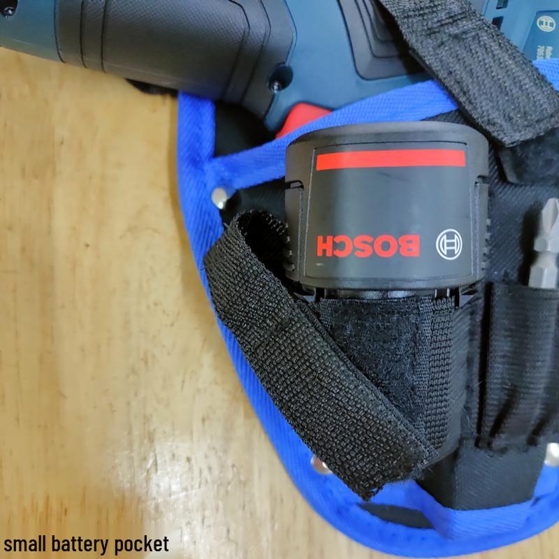 Bezdrátová vrtačka a elektrický klíč - Pasová brašna na nářadí - Oxfordská tkanina