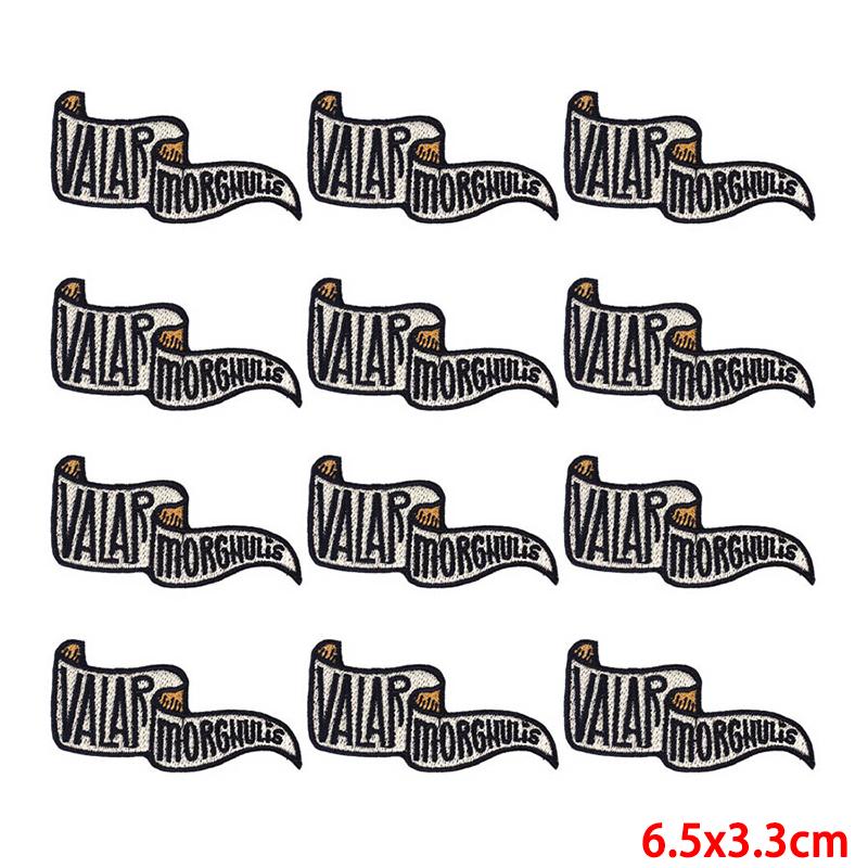 10 Pcs/lot Wholesale Embroidery Patch Iron On Patches For Clothing Patches On Clothes Jackets Decor Applique Sew Supplies
