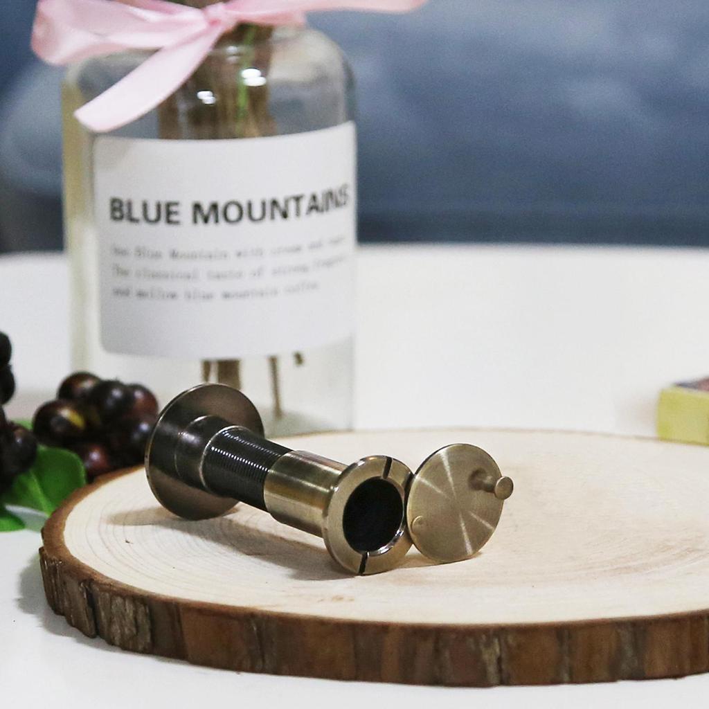 2 szt. 16mm/0,63 cala 200 stopni wizjer do drzwi ze stopu cynku zestaw wierteł do wizjera do drzwi o grubości od 1,57 cala do 2,56 cala dom / biuro / hotel