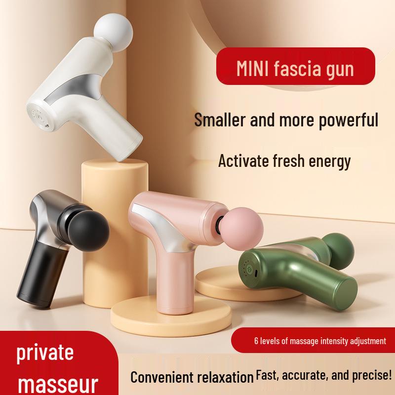 Smart Mini Fascial Muscle Relaxation Massager: Portable Electric Vibration Impact Gun