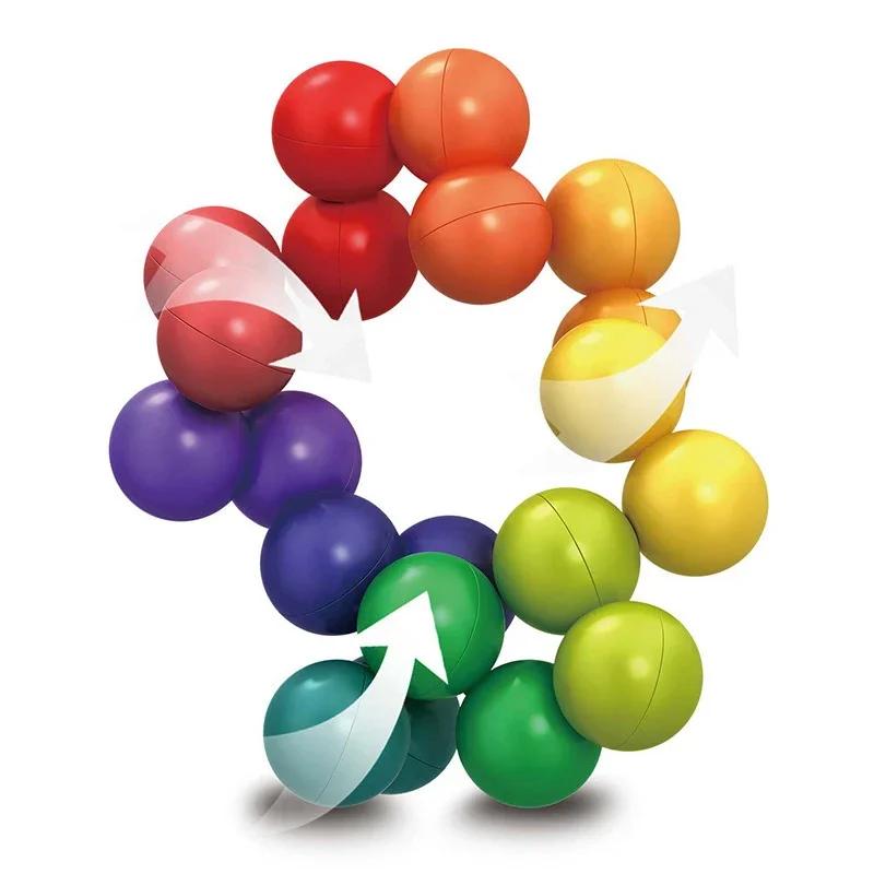Rainbow Variety Changeable Fidget Toys for Anxiety Autism ADHD Gadget Antistress Brinquedos Para Alívio Do Estresse