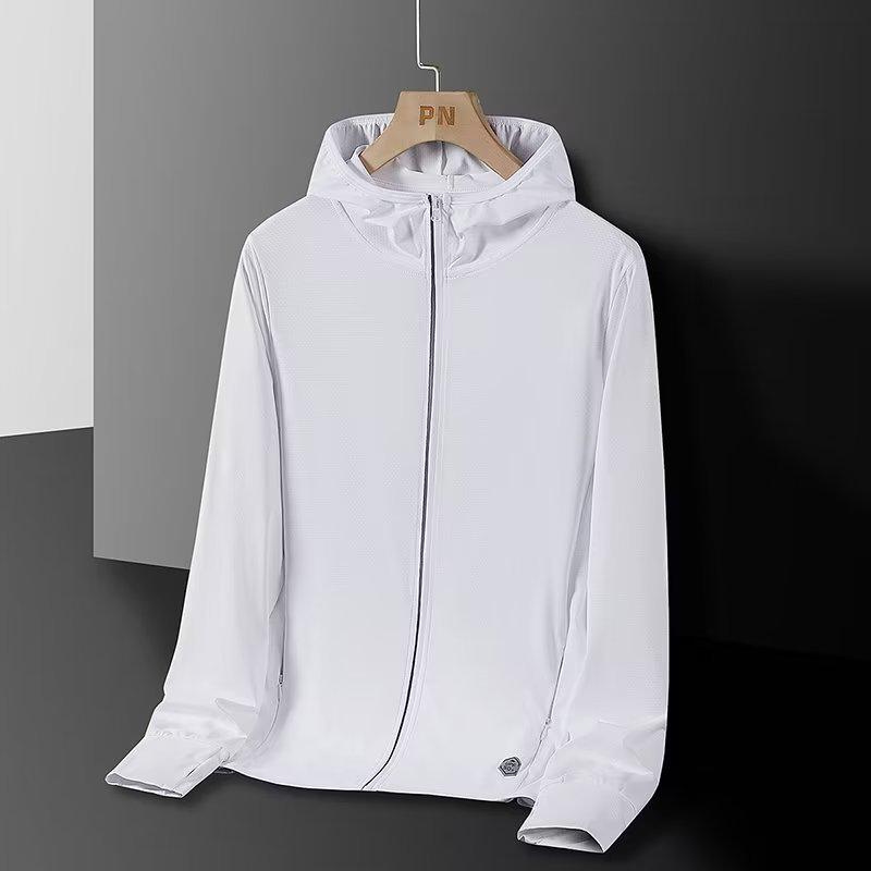 Unisex Ice Silk UV-Protection Summer Jacket - Lightweight, Cooling Sunblock Windbreaker
