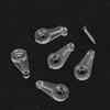 50 Pcs Glass Door Retainer Clips for Cabinet Mirror Clamps Cabinets Install