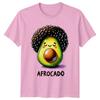 Afro Avocado Pun TShirt Funny AfroCado Graphic Tee For Foodies