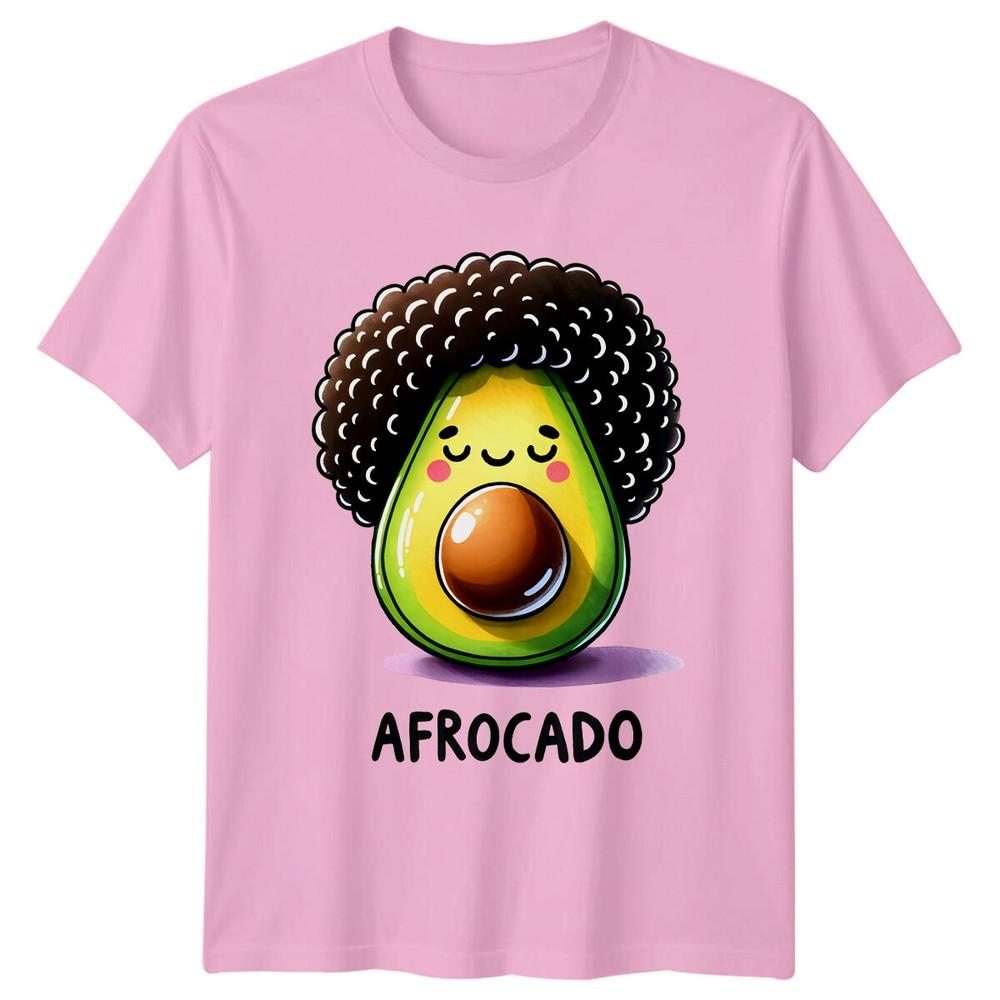 Afro Avocado Pun TShirt Funny AfroCado Graphic Tee For Foodies