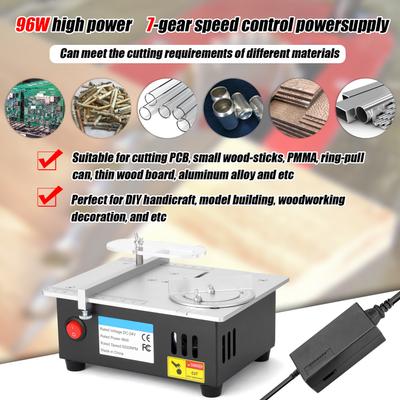 Mini Çok Fonksiyonlu Masa Testere Elektrikli Masaüstü Testereler Küçük Ev DIY Kesme Aleti Ağaç İşleme