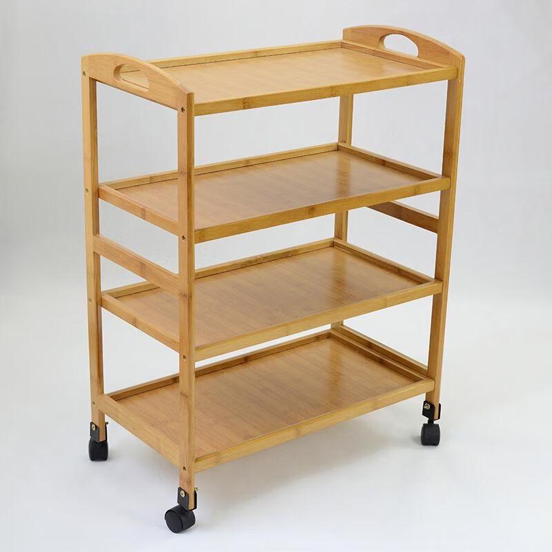 Bamboo Multi-Tier Serving Trolley