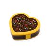 Stainless Steel Heart-Shaped Cartoon Insulated Lunch Box Set for Kids, 500ml