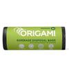Origami Garbage Bags for Dustbin | Medium Size 180 Count (30 Bags X 6 Rolls) | 19 X 21 Inch Disposable Trash Bags