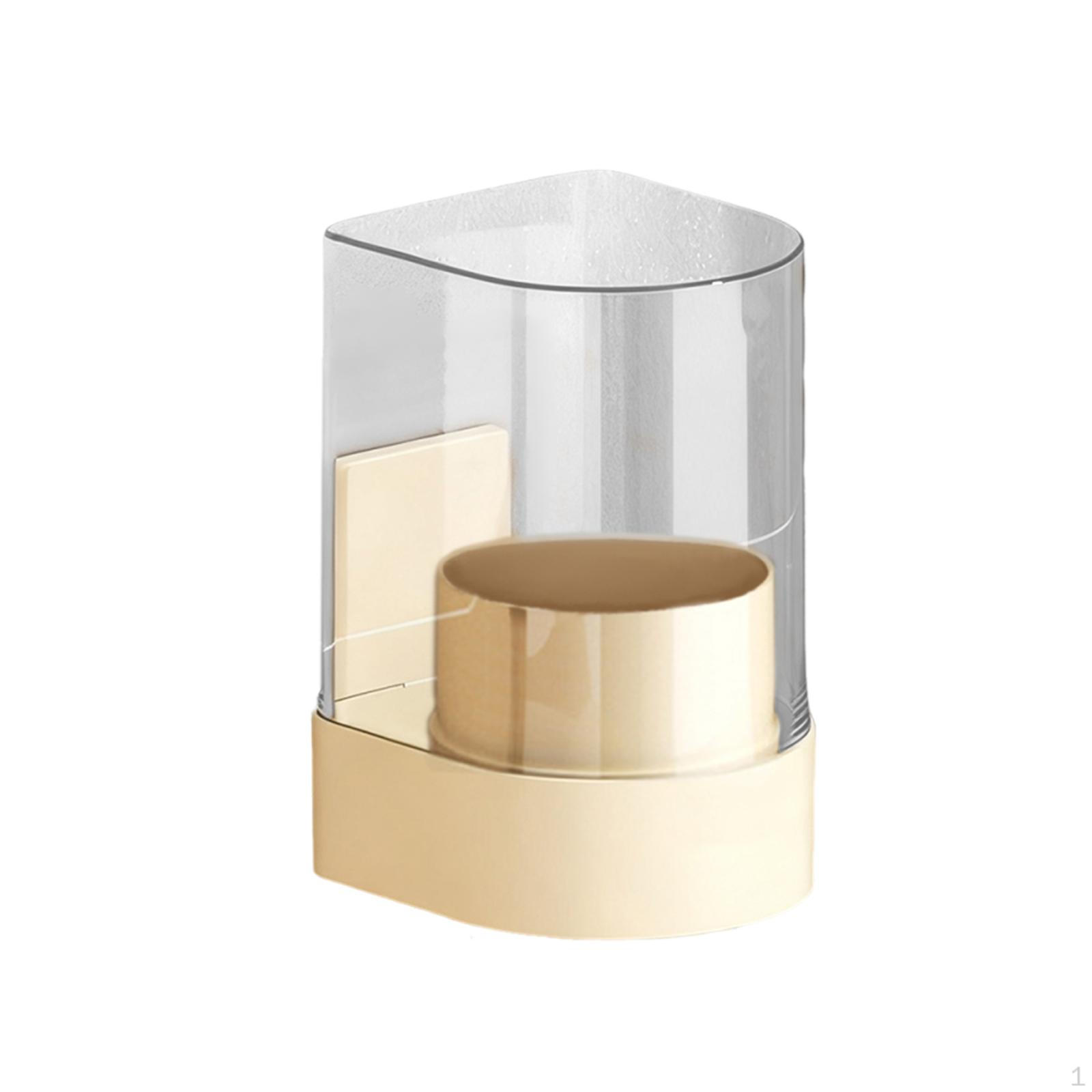 

Compact, Wall-mounted Cup Holder with Water Dispenser for Paper Cups in Gyms, Cafes, Offices And . бежевый