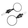 Pair Handlebar End Rearview Mirrors Foldable Arm Wide View Angle Universal for Motorcycle Dirt Bike