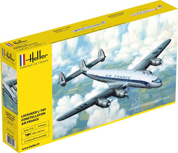 

PLATZ Heller Scale Air France Constellation Пластиковый набор модели HE80310 1/72 L-749
