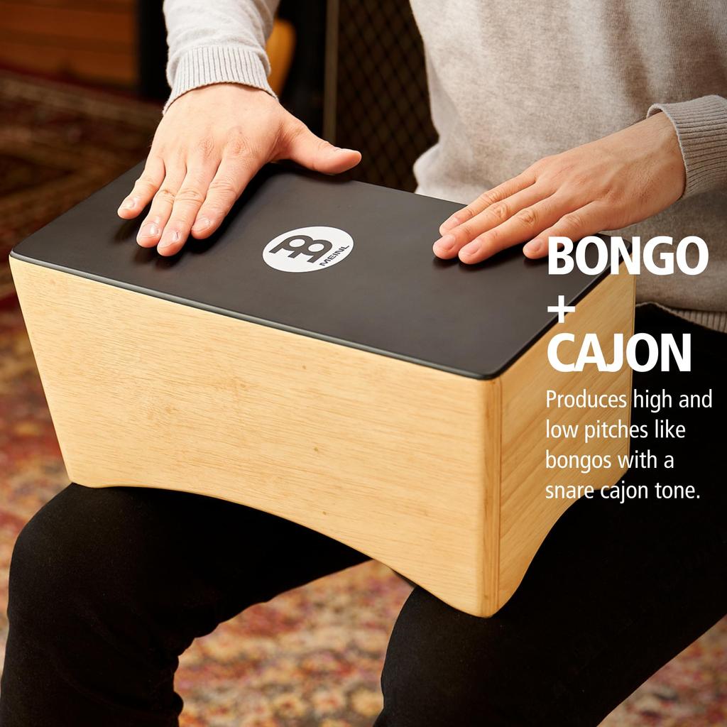 MEINL Percussion Bongo Cajon BCA2NT/EBK-M []
