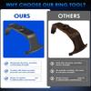 Oil Pump Sensers Removal and Installation Tool with 1/2in Square Drive Oil Tank Lock Rings Tool 6599 Aluminum