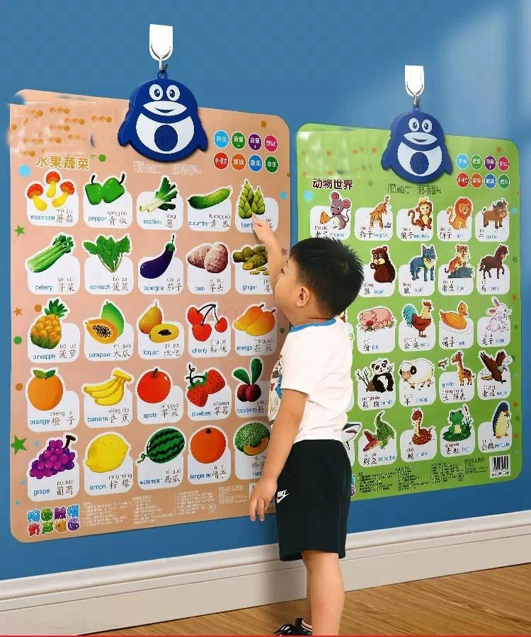 Baby Enlightenment Sound Early Childhood Education Wall Chart - Phonetic Learning For Babies And Children'S Speech - Complete