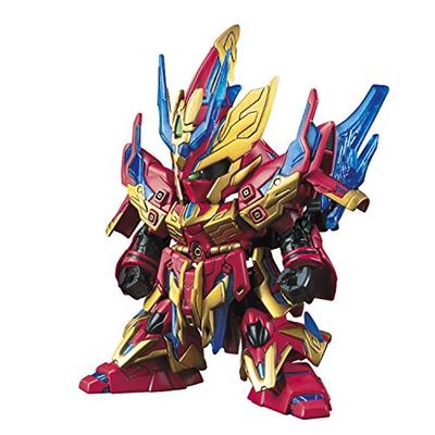 BANDAI SPIRITS SD Gundam Sangoku Soketsuden Zhang Liao Sazabi plastový model s barevným kódováním