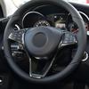 ABS Bilrattknapp Ram Dekorationskolfiberfärg För Mercedes Benz Vito W447 V-klass V260 GLS GLE 2014-2018