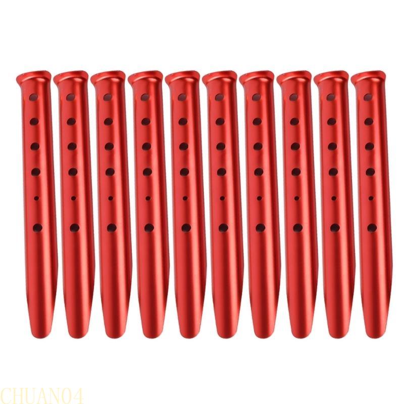 

10pcs Aluminum Tent Pegs Tent Nails Tent Stakes Snow Pegs Outdoor Camping Pegs for Camping, Hiking, Beach Outdoors