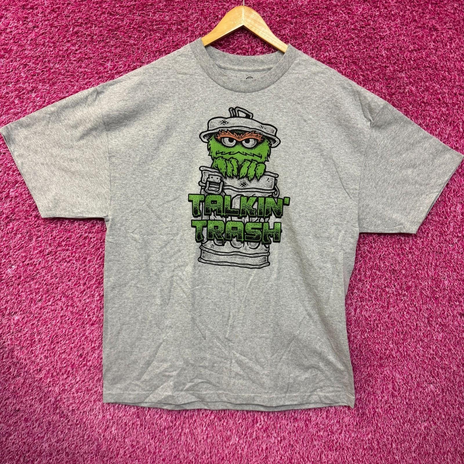 Oscar the Grouch Talkin Trash T-shirt size 2xl XXL