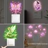Glow-In-The-Dark Self-Adhesive Switch Sticker Removable Wall Decal for Bedroom Living Room Home Decor Night Light Switch Marker