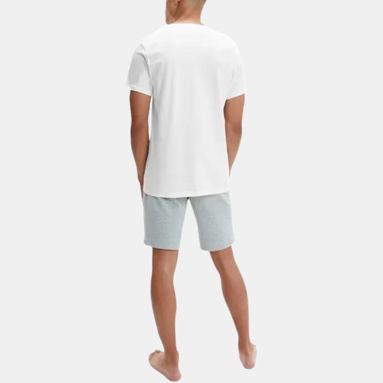 Calvin Klein Solid Loose V-Neck Short Sleeve T-Shirt Men Tops NB4012-100