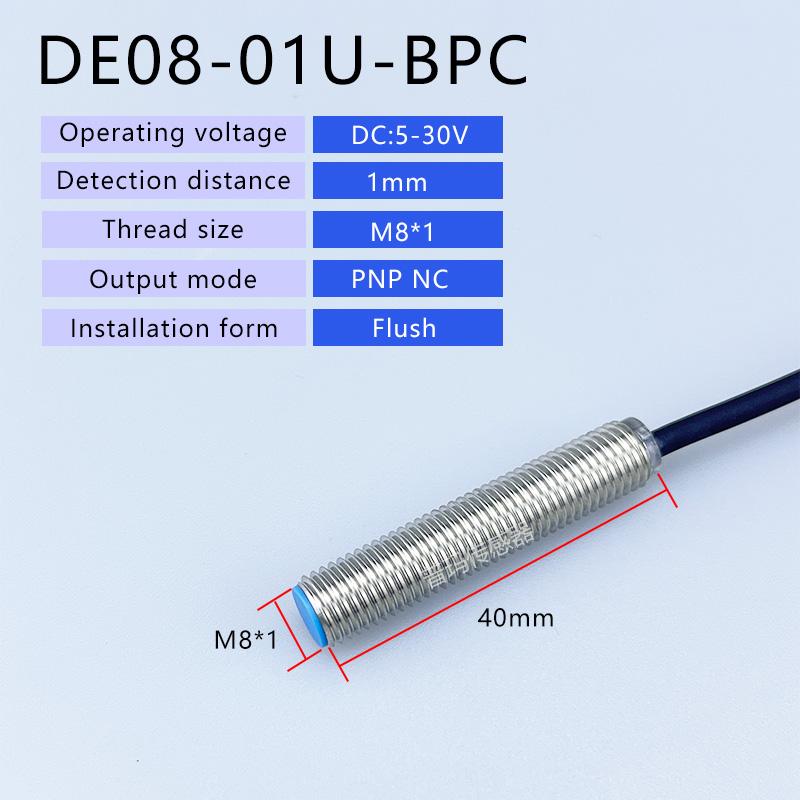 PARMA Inductive Proximity Switch Sensor M8 Series Sensing Distance 2mm 4mm 8mmHigh Quality Non-Flush Flush 6-36V NPN PNP