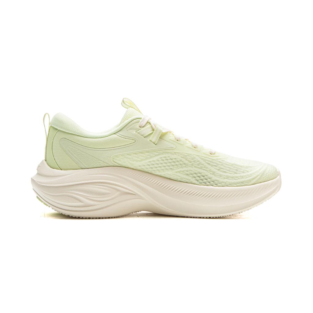 Li Ning Ling Bo Thick Sole Increased Height Soft Rebound Casual Running Shoes Women Sneakers Light-Fruit-Green ARSV018-3