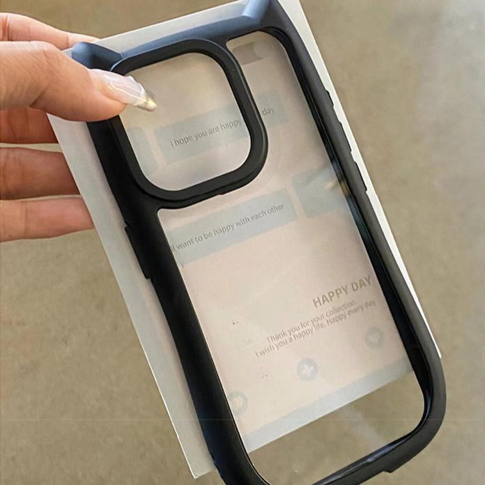 Phone Cases for iPhone 11 13 16 Pro Max iPhone 14 15 Pro Max 12 13 Pro Max 13 Pro 14 Pro Cute Cat Ear Shape Anti-fall Shockproof Wear-resistant