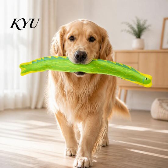 Training Toys for Dogs Ocean Fish Dog Toy, Interactive Squeaky Chew Stuffed Plush Stress Relief Toy Medium And Large Tug-of-war Games