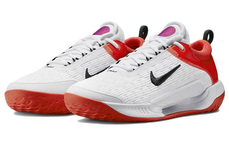 Nike Court Air Zoom Nxt Hard Court Tennis Shoes 'White Picante Red' DV3276-100