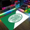 Dywan Kryształowy Aksamitny z Wzorem Celtic FC Przytulny Nie?Antypoślizgowy Dywan Wzorzysty Do Sypialni Salonu Przedpokoju