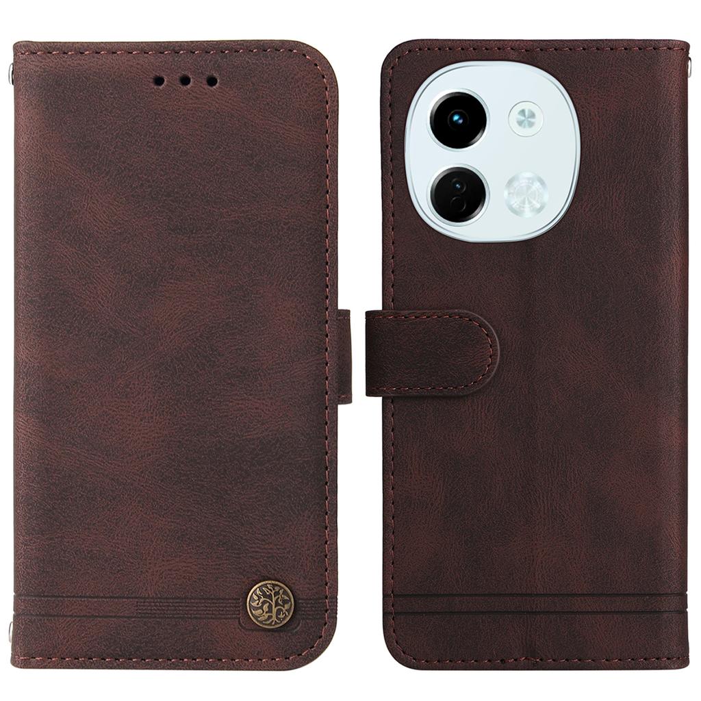 For TECNO Spark 30 5G/Pova 6 Neo 5G Leather Wallet Cases Skin Touch Phone Cover Stand with Strap