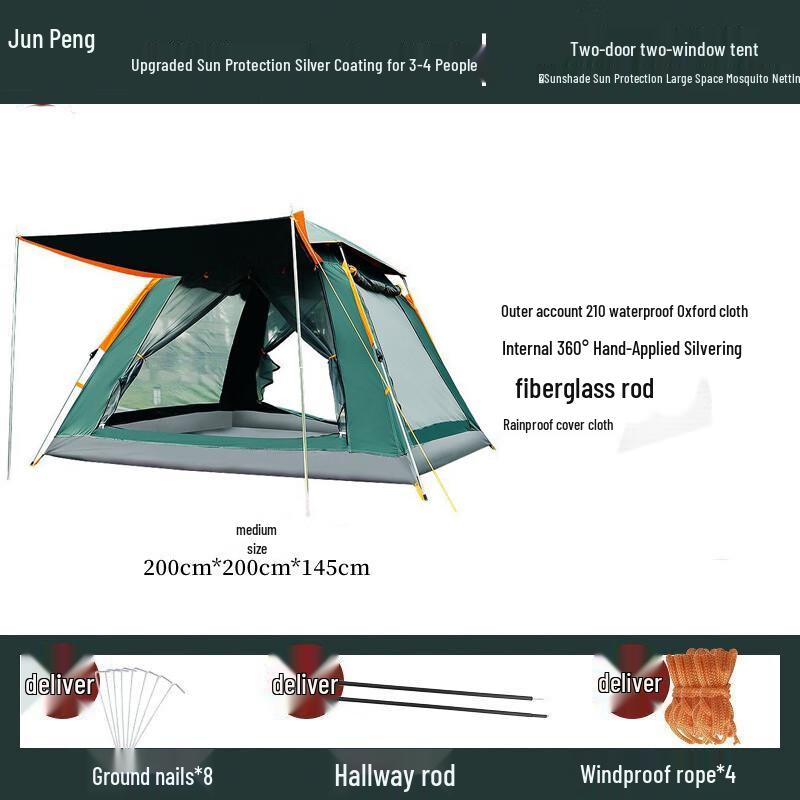 Junpeng Quick-Open Outdoor Camping Tent