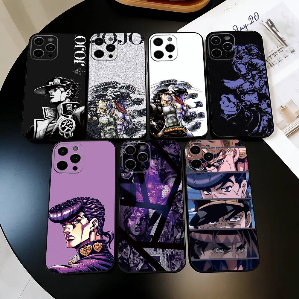 JoJo's Bizarre Adventure Custodia per Telefono Silicone Morbido Per IPhone 17 16 15 14 13 12 11 X XR Plus Pro Max Plus