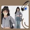 Personality Retro Headphones Millennium Y2K Style Headset Headset Over Ear Earbud Fashion Wired Headset