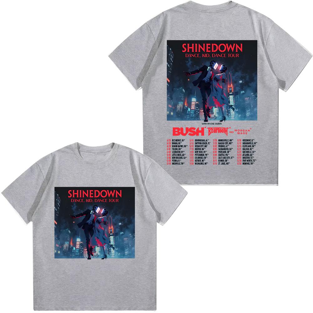 Shinedown Dance, Kid, Dance Tour T Shirts New Shinedown Band Gift for Fans Tees Fashion Creative Aesthetic Unisex Cotton T-shirt