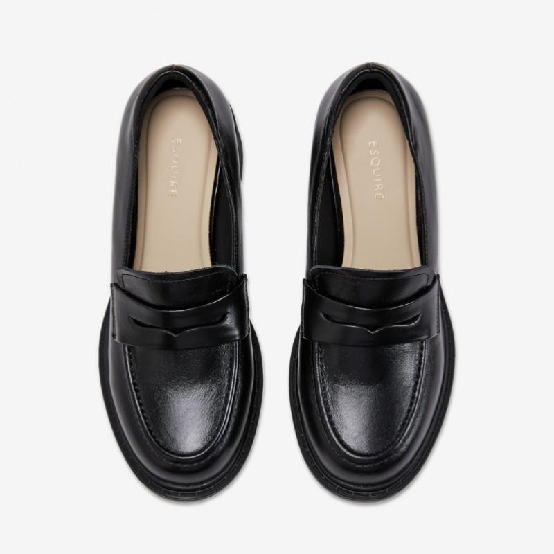 ESquire Women S Chunky Loafer pumpS Black