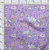 oneOone Cotton Poplin Amethyst Fabric Kawai Diy Clothing Quilting Fabric Print Fabric By Yard 42 Inch
